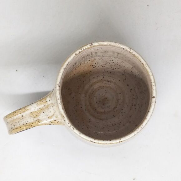 Signed Robin Beckett Studio Pottery Coffee Cup Mug-Hand Thrown-Speckled-NC - Picture 5 of 8